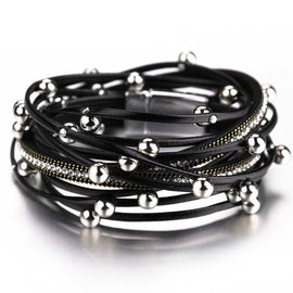 Trendy Multi-Layer Double Wrap Bracelet