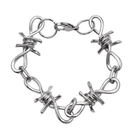 Show your Rebellious Side Wearing our Barbed Wire Bracelet