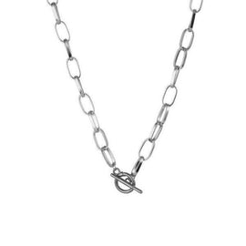 Bold, Simple Toggle Clasp Necklace