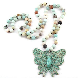 Enjoy the Summer Time Wearing our Butterfly Necklace