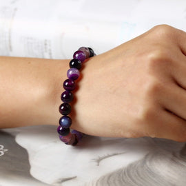 Purple Onyx Bracelet